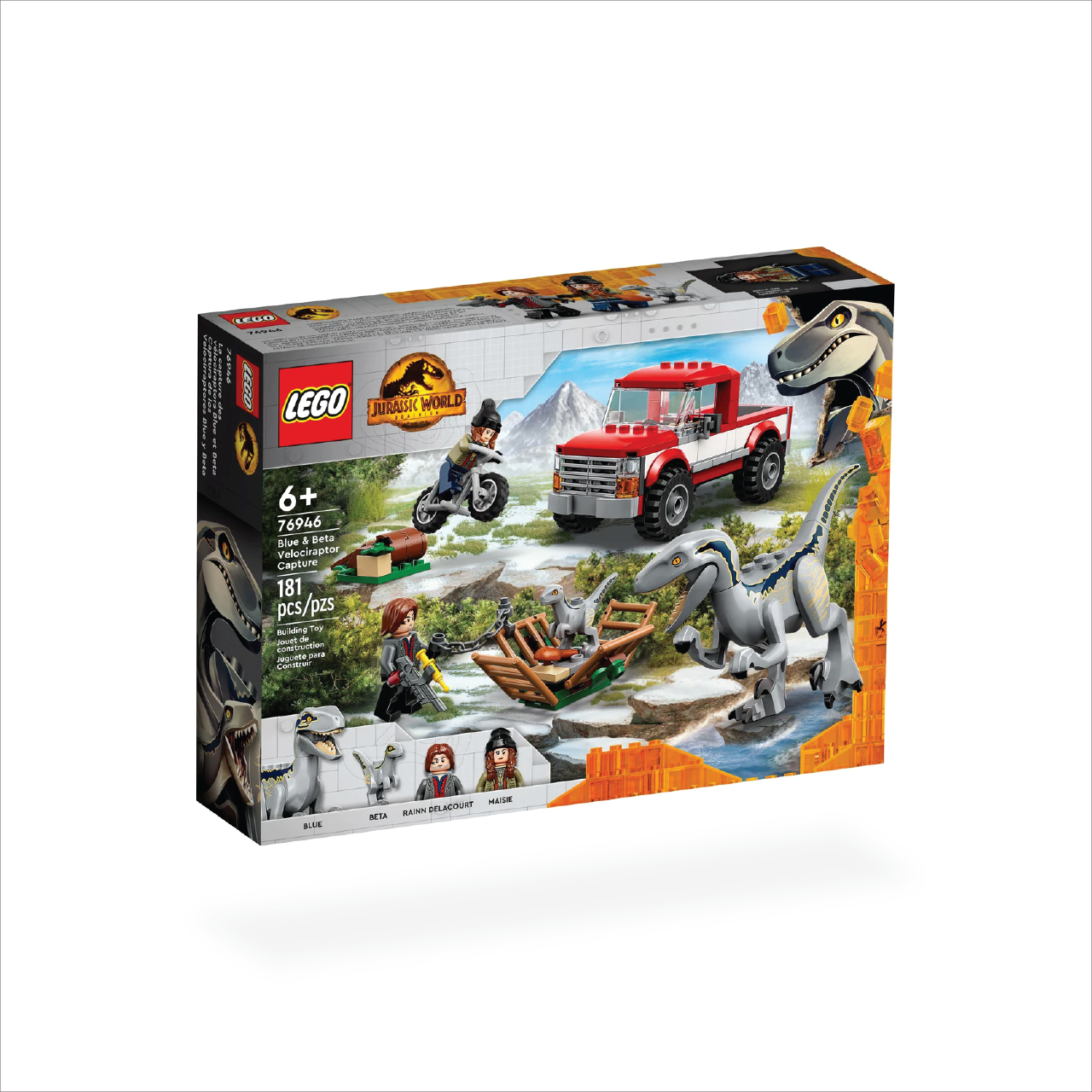 LEGO 76946 Blue & Beta Velociraptor Capture