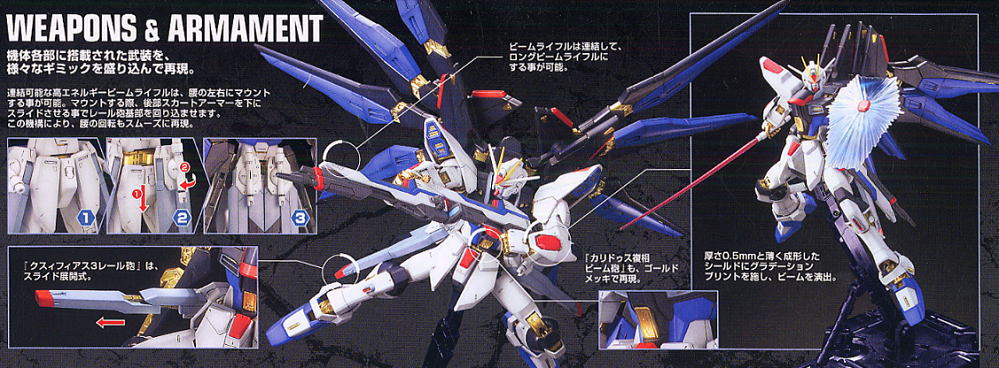 MG ZGMF-X20A Strike Freedom Gundam Full Burst Mode
