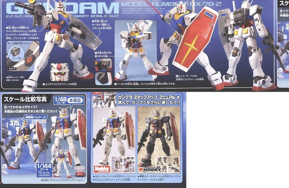 Mega Size Model RX-78-2 Gundam (1/48)