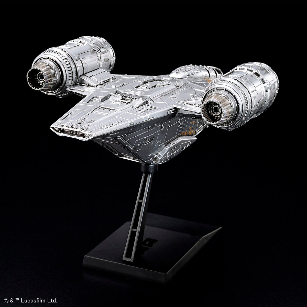 Bandai SW Vehicle Model Kit Razor Crest (Silver coating Ver.)