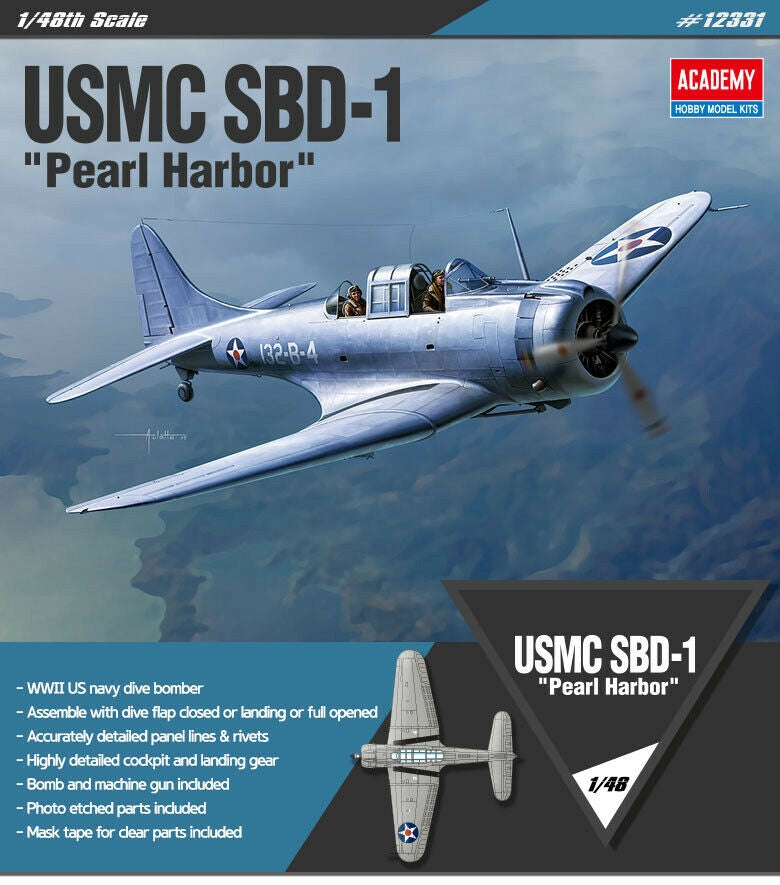 Academy 1/48 SBD-1 Dauntless 'Pearl Harbor'