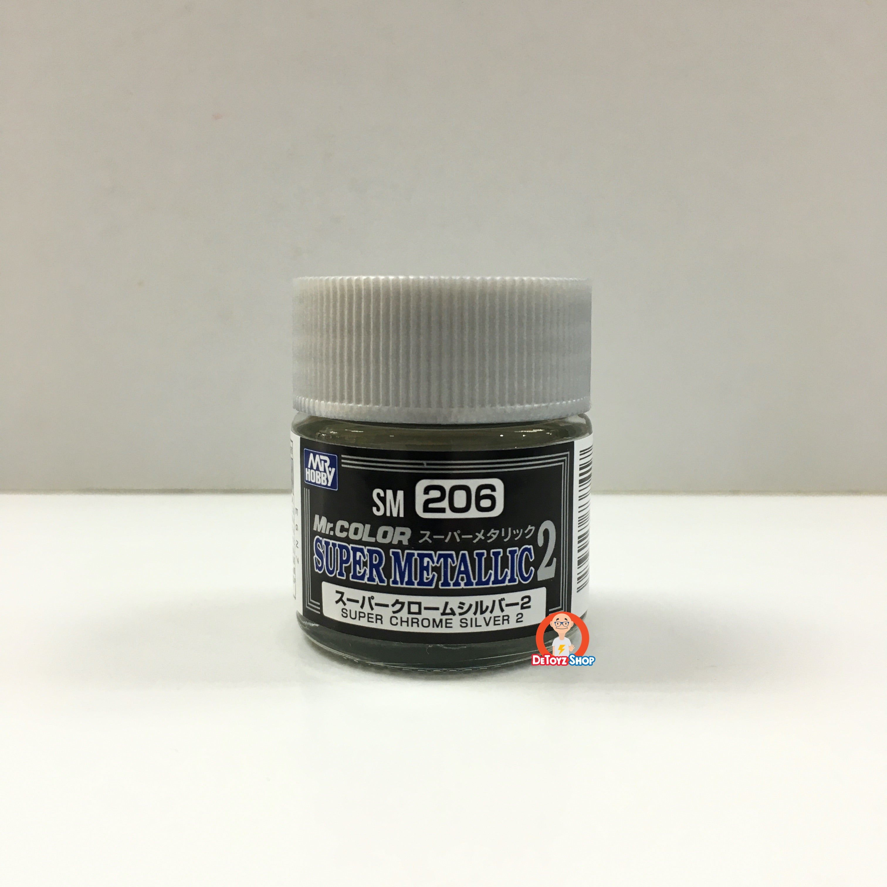 Mr Color Super Metallic 2 SM206 Super Chrome Silver 2 (10ml)