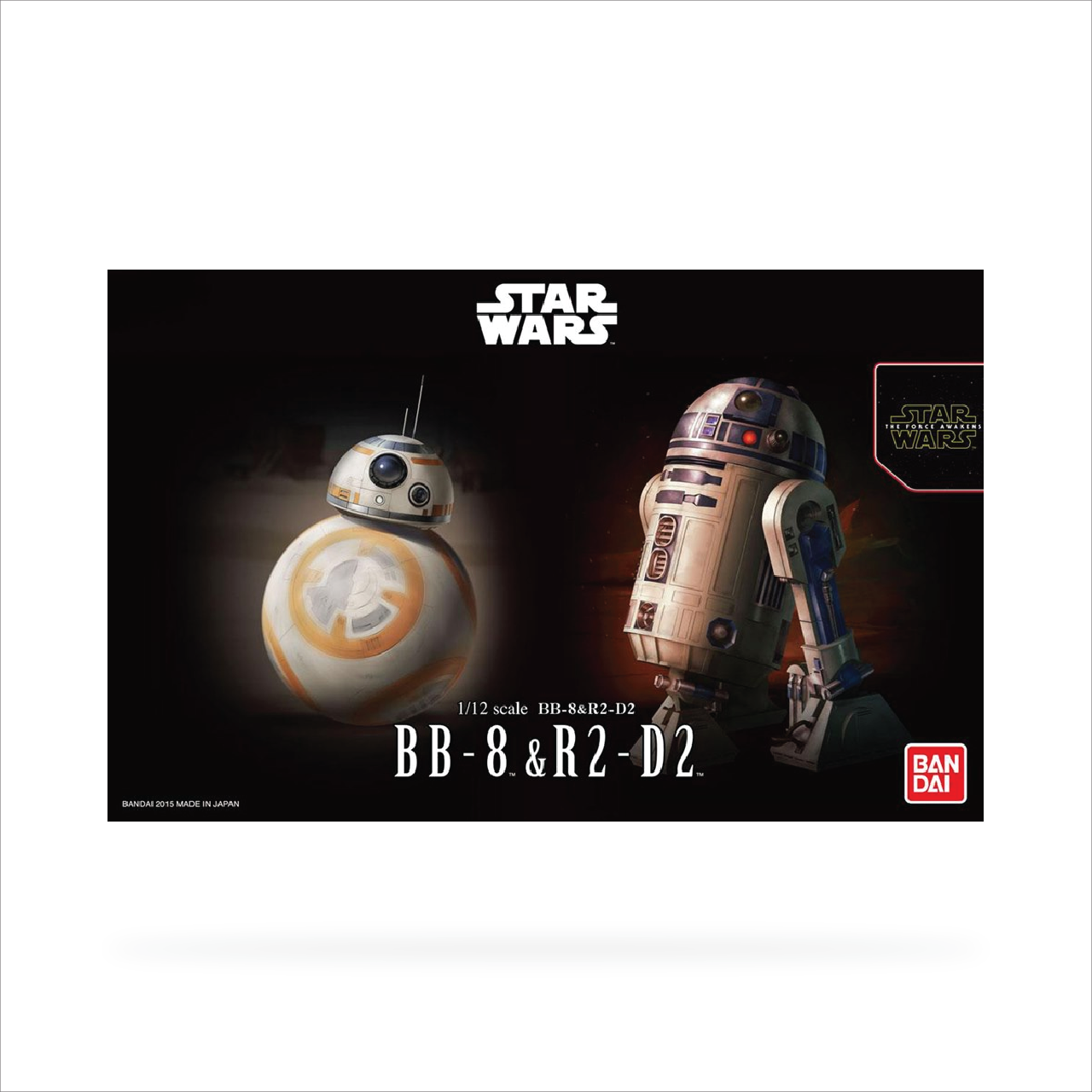 Bandai SW 1/12 BB-8 & R2-D2 set