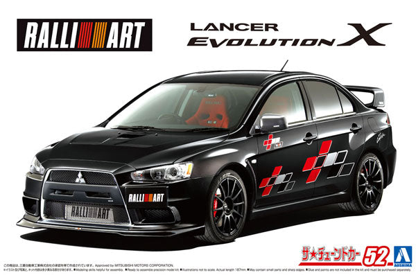 1/24 Rallyart CZ4A Lancer Evolution X '07 (Mitsubishi)