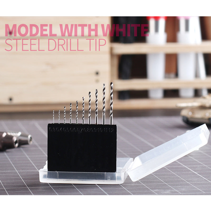 U-Star UA-90250 High Speed White Steel Drill Bit Set