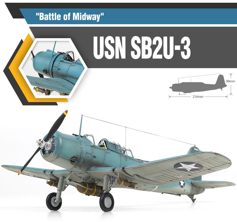 Academy 1/48 USN SB2U-3 'Battle of Midway'