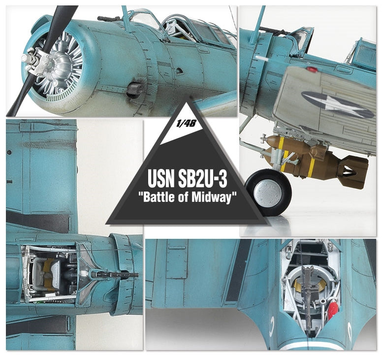 Academy 1/48 USN SB2U-3 'Battle of Midway'