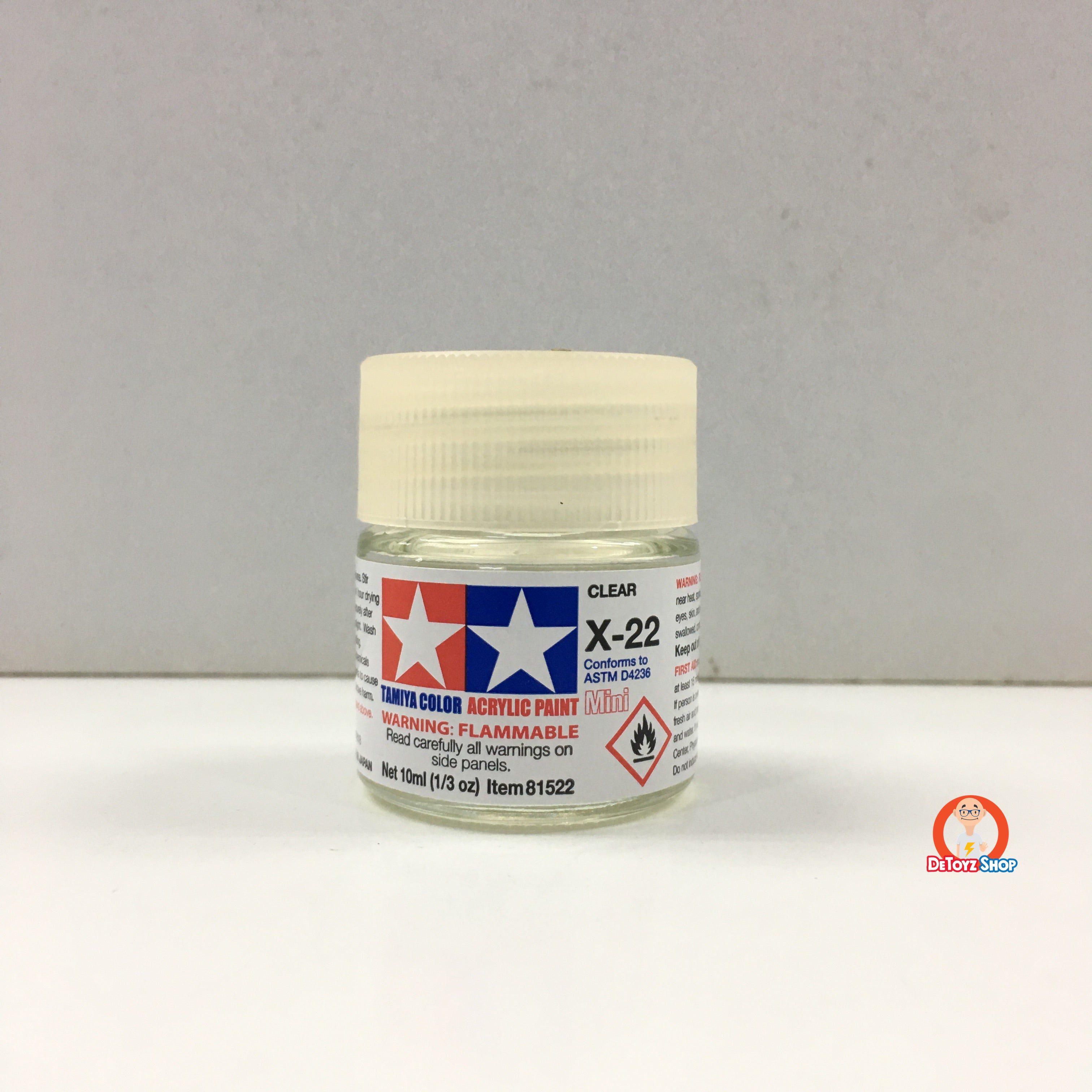 Tamiya Acrylic Color X-22 Clear Gloss (10ml)