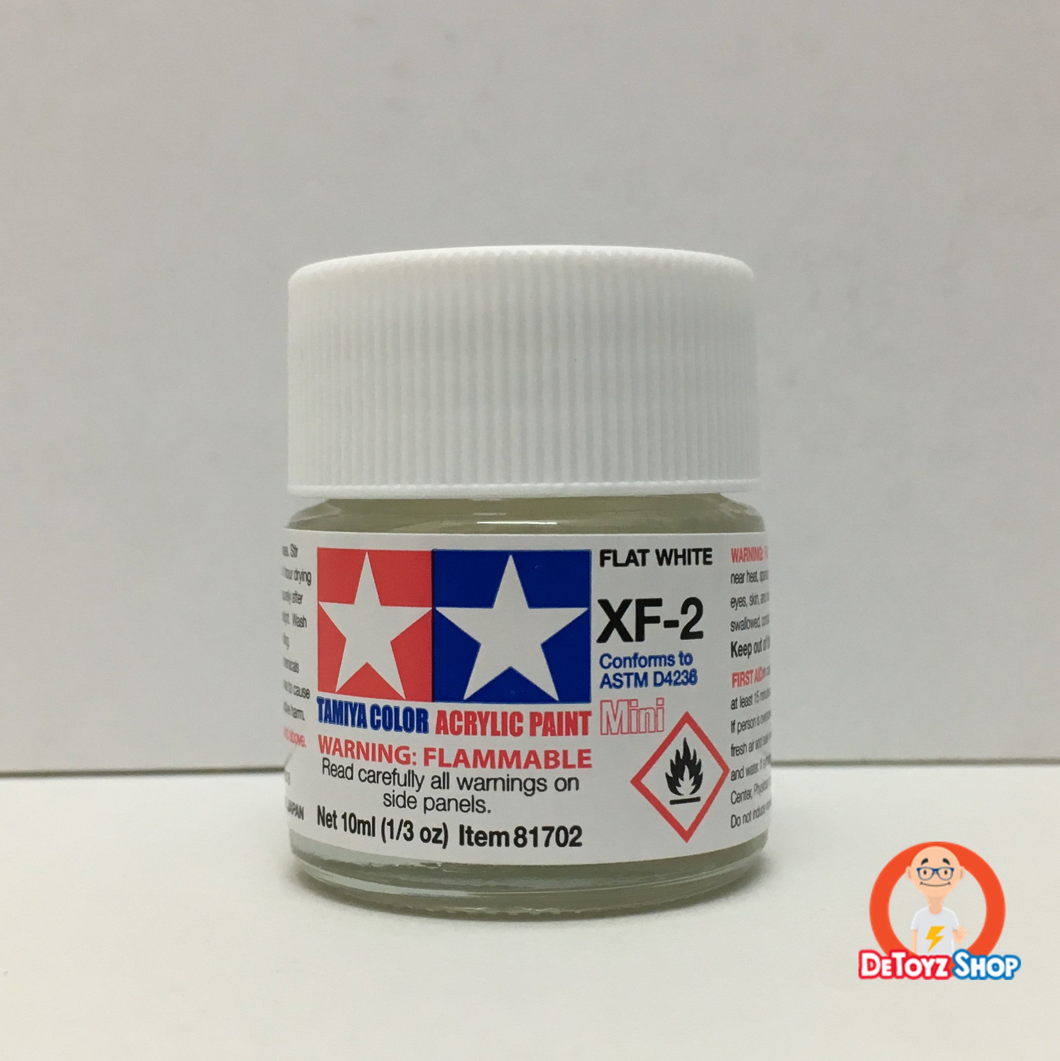 Tamiya Acrylic Color XF-2 Flat White (10ml)