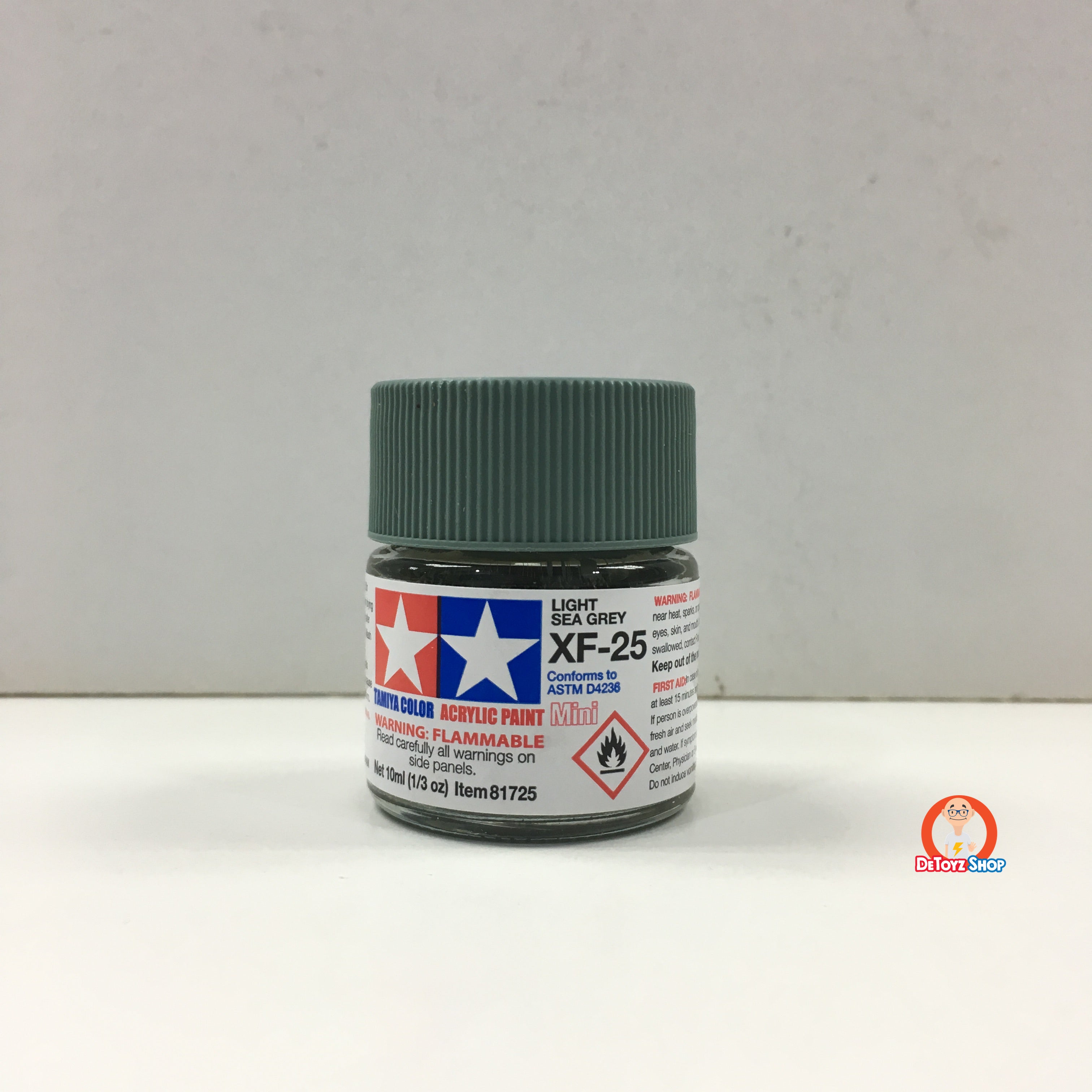 Tamiya Acrylic Color XF-25 Light Sea Grey Flat (10ml)