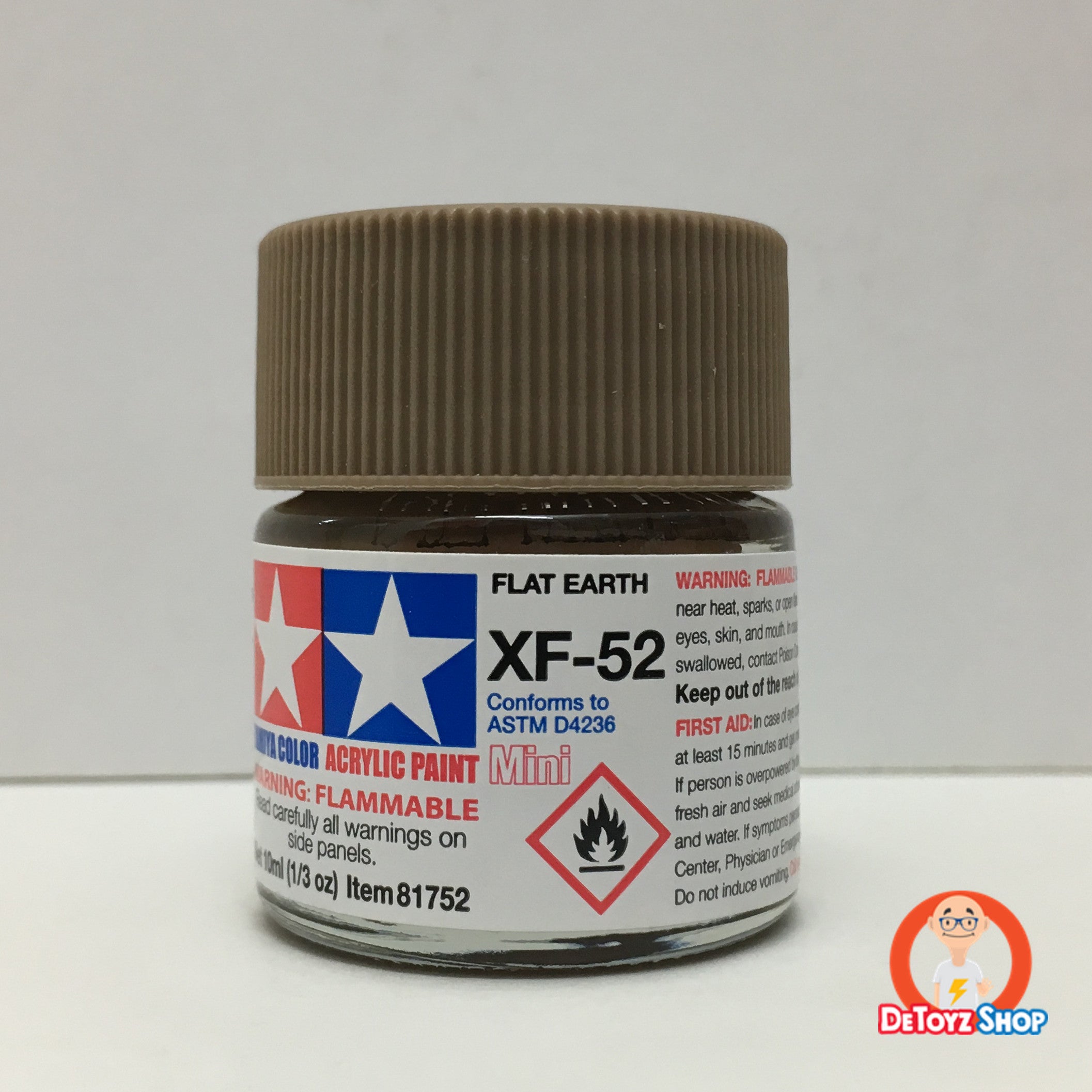 Tamiya Acrylic Color XF-52 Flat Earth (10ml)