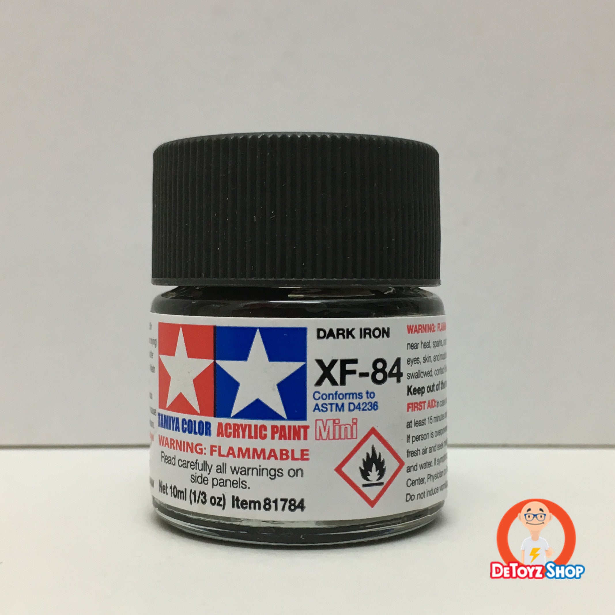 Tamiya Acrylic Color XF-84 Dark Iron (Track Color) (10ml)