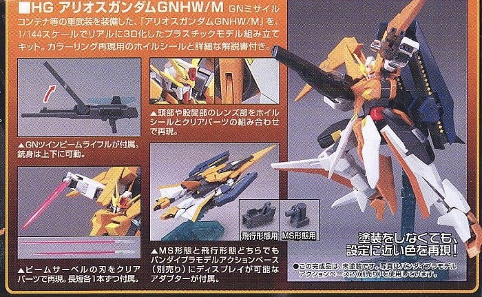 HG GN-007GNHW/M Arios Gundam GNHW/M