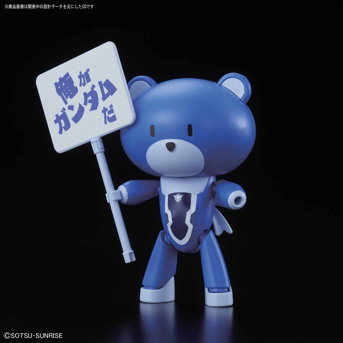 HGPG Petitgguy Setsuna F Seiei Blue & Placard