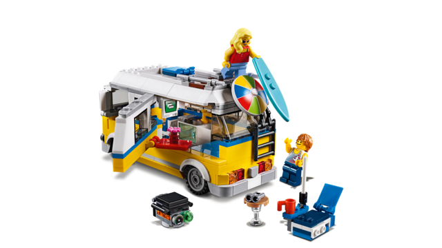 2018 LEGO Create sets 31079 sunshine surfer van
