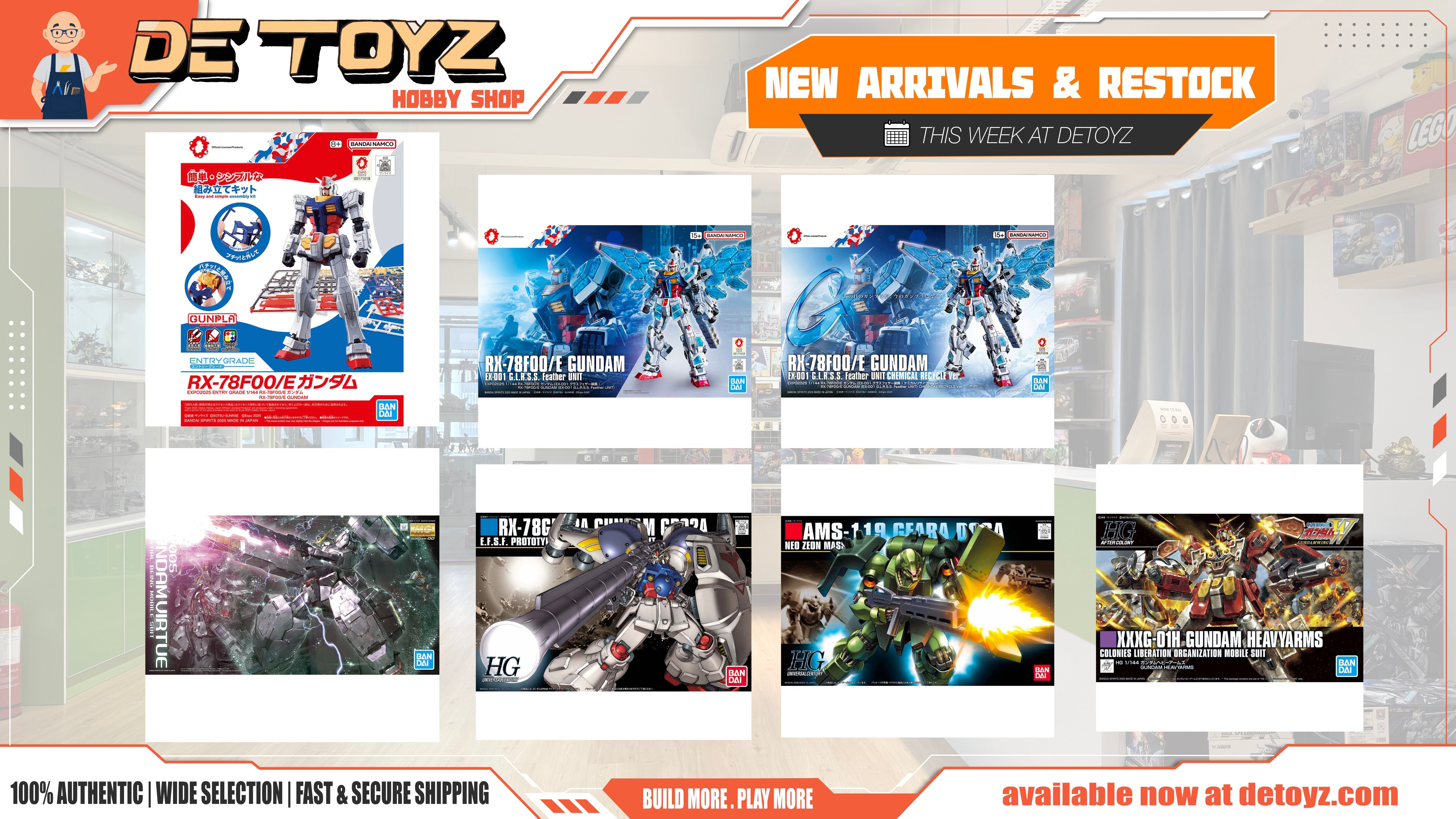 Bandai & Gunpla New Arrivals and Restock This Week (12 June 2026)