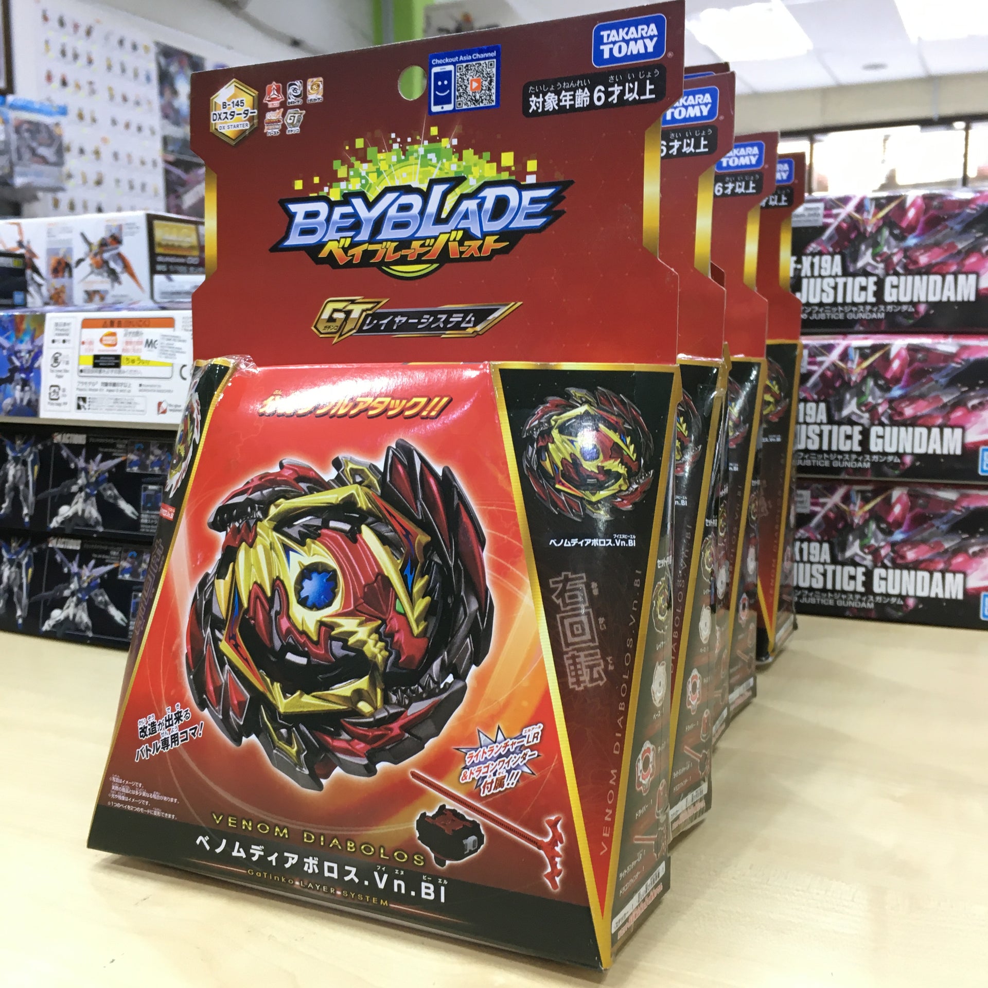 Venom Diabolos Takara Tomy Beyblade Burst GT B-145 DX Starter Vn