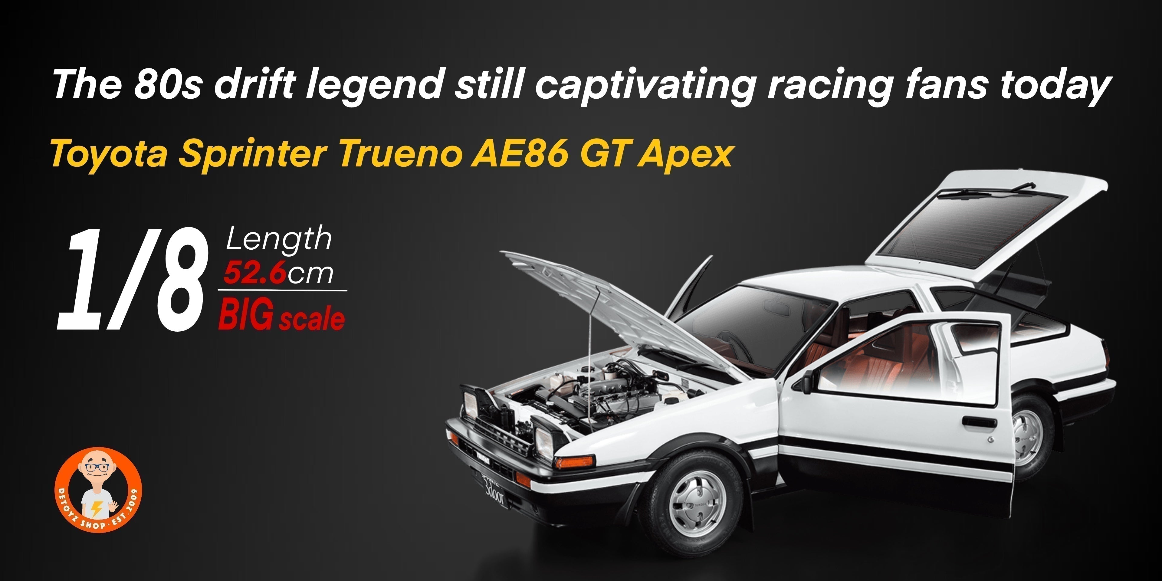 DeAgostini Toyota Trueno Sprinter AE86 | DeToyz Malaysia – De Toyz
