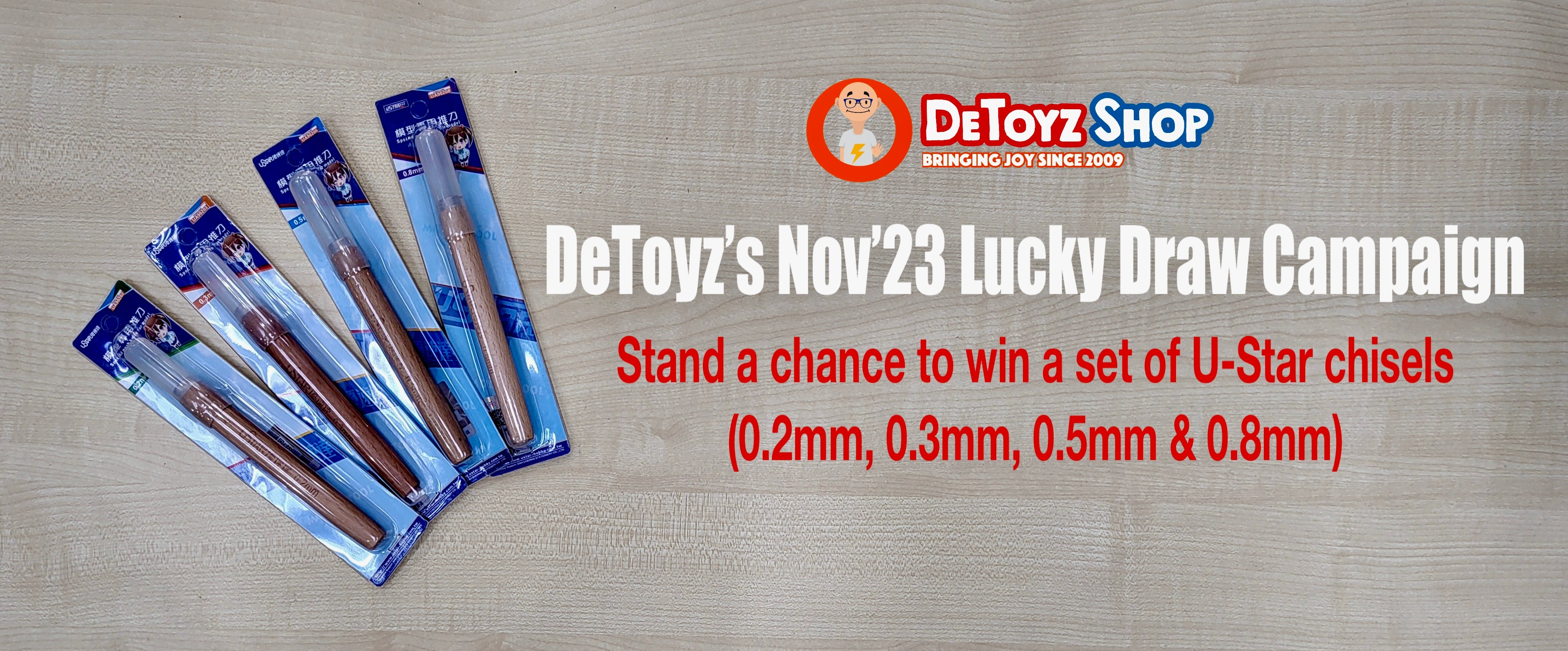 DeToyz Nov’23 Lucky Draw Campaign
