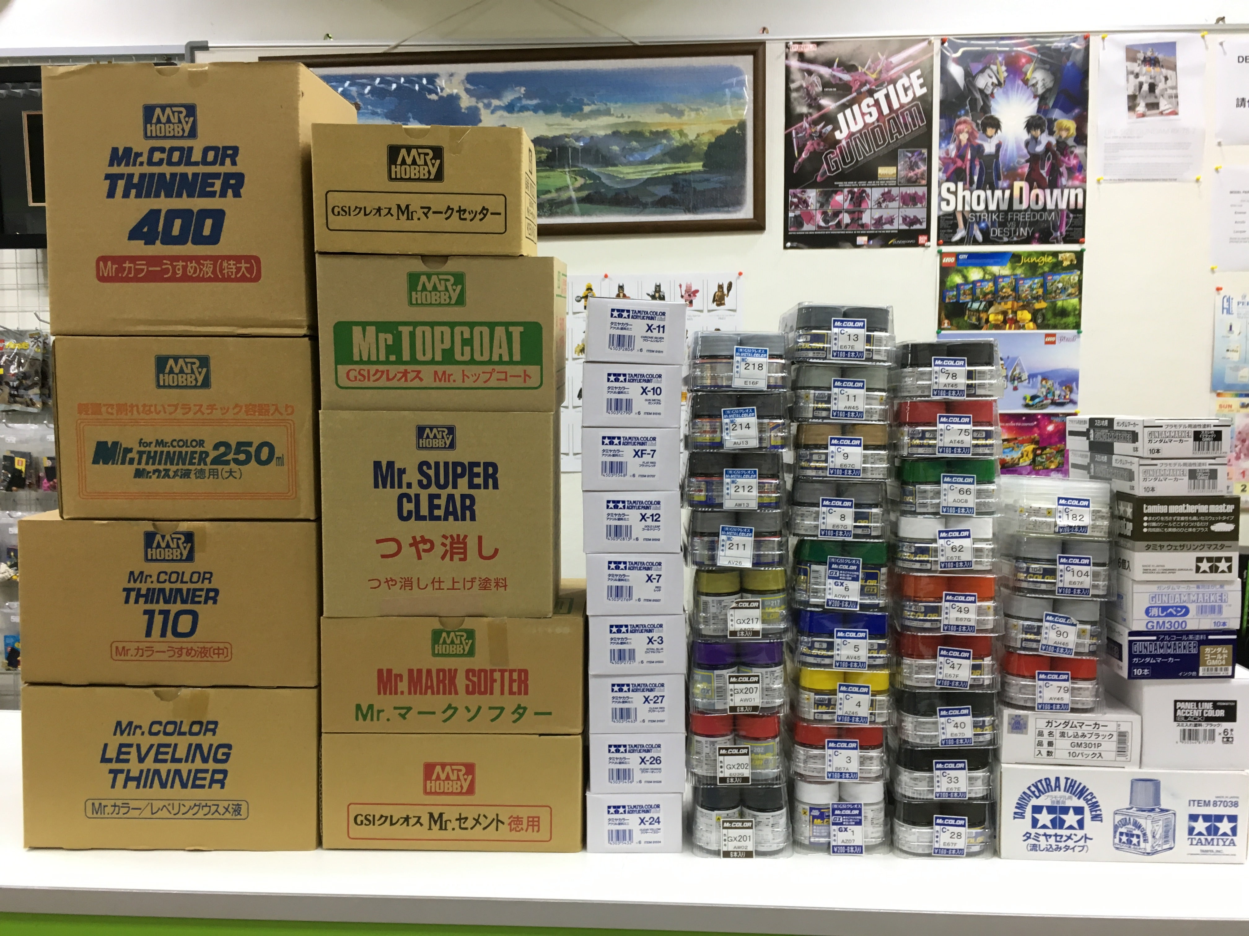 Model paints restocked 22 Dec'17