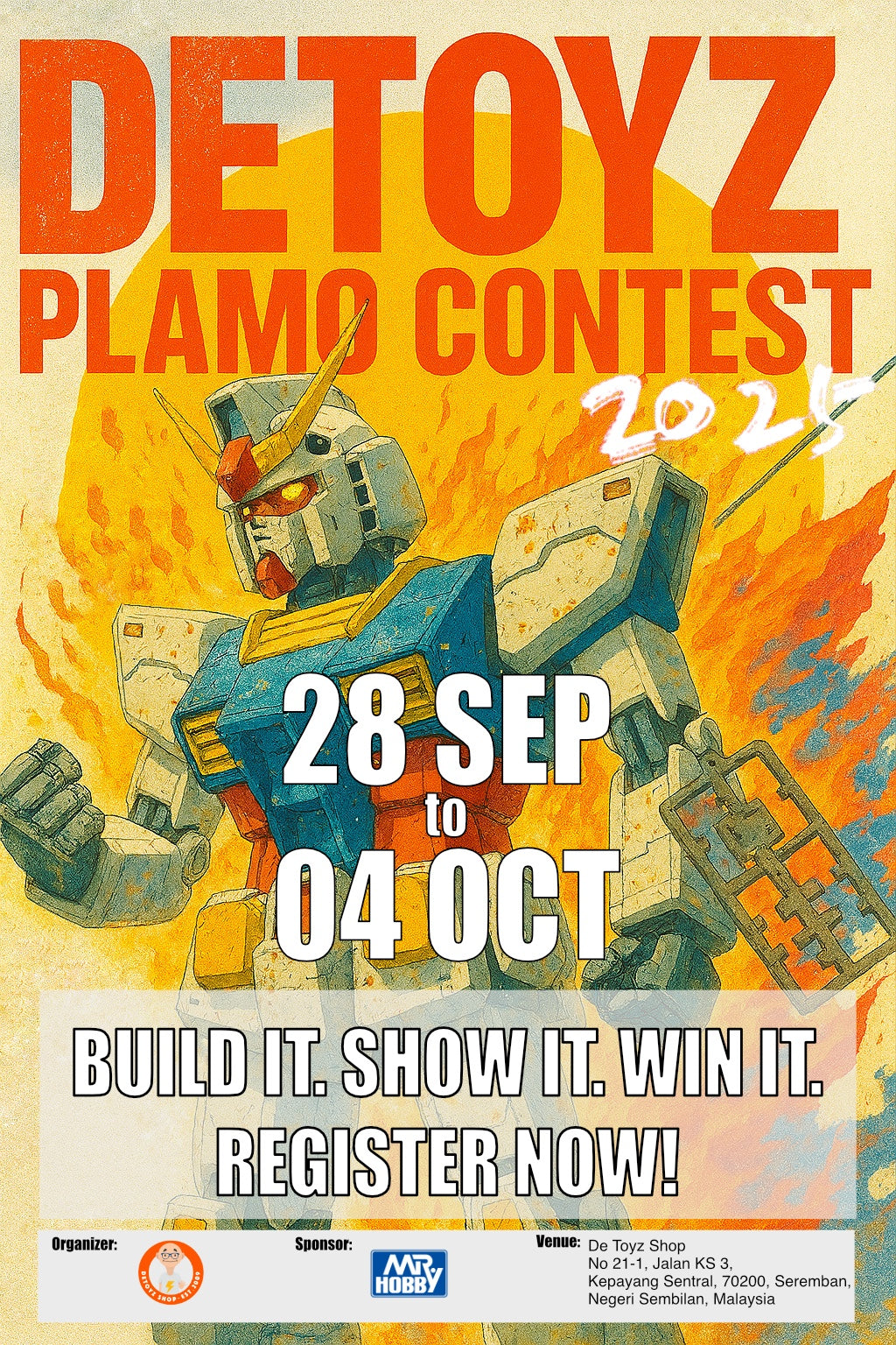 DeToyz Plamo Contest 2025 Poster