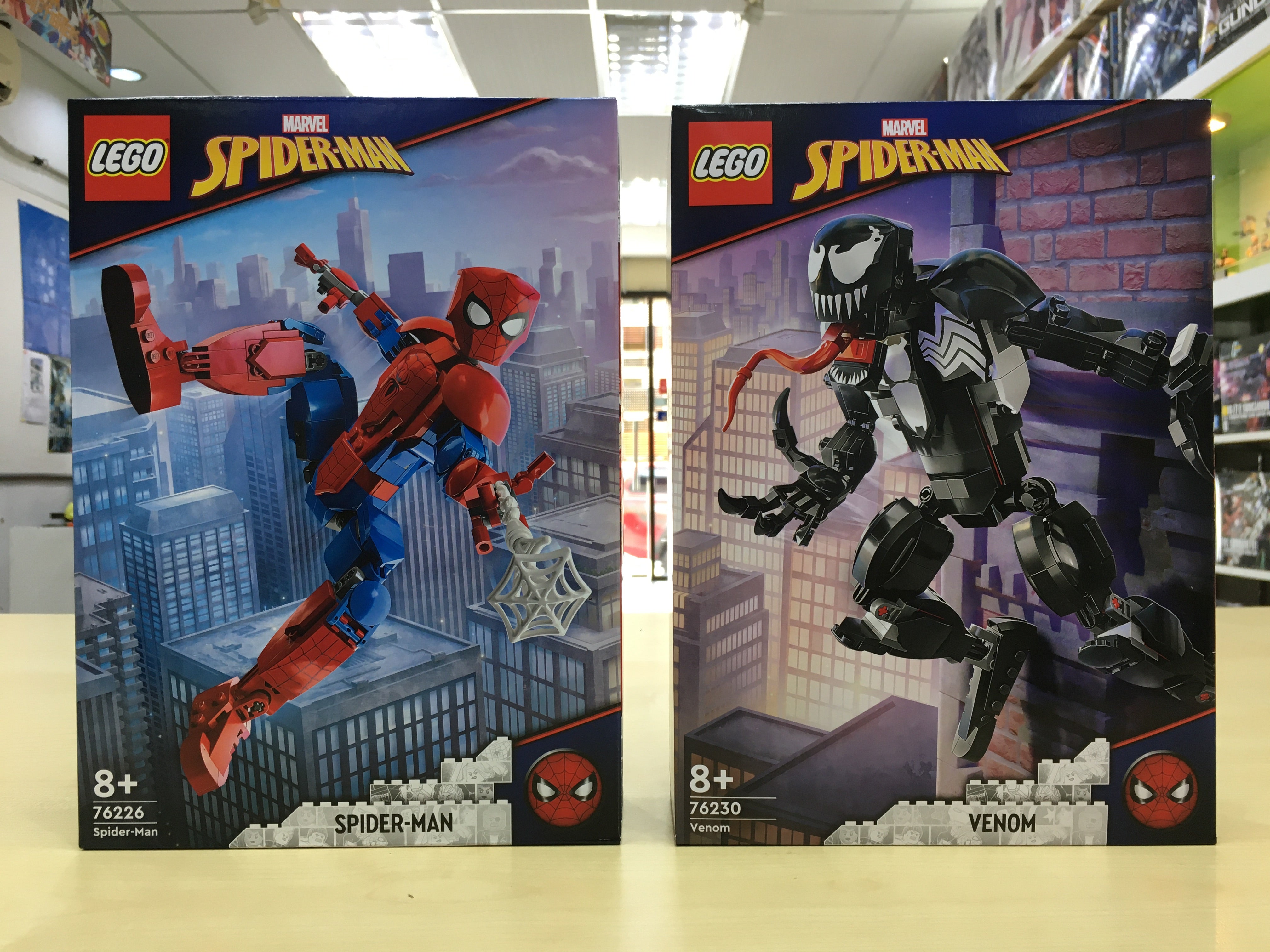 LEGO Spider-Man Figure & LEGO Venom Figure