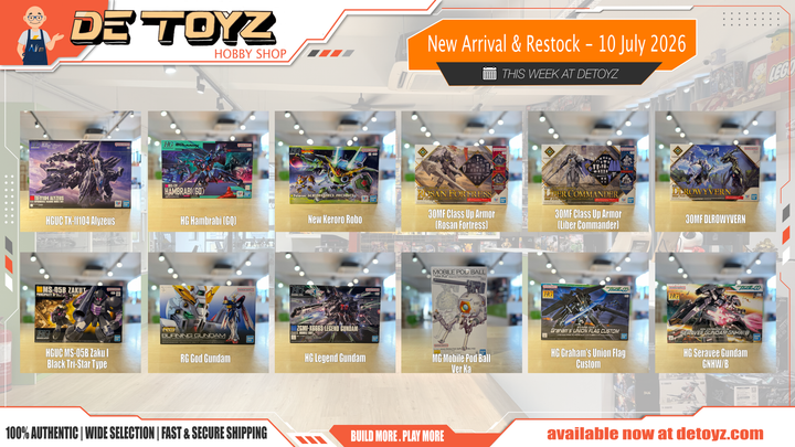 Bandai Model Kit New Arrivals & Restocks – 10 July 2026