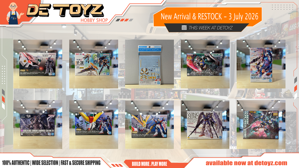 Bandai model kit new arrivals restocks 3 July 2026