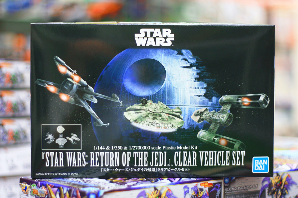 Star Wars Return of the Jedi clear vehicle set