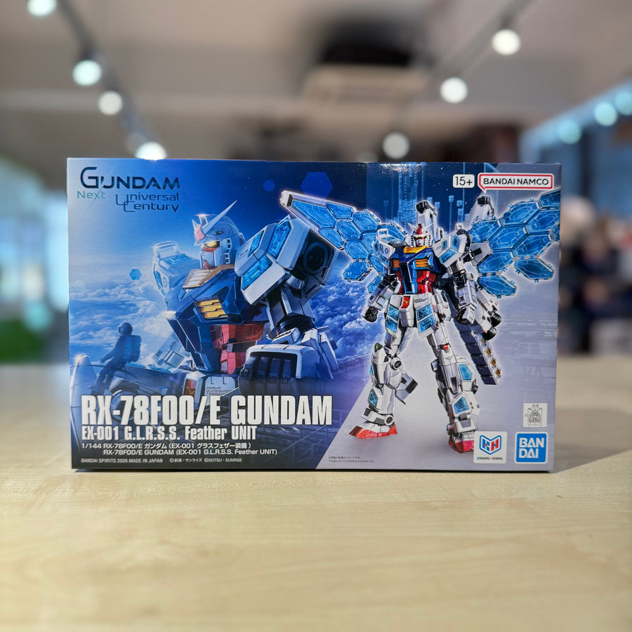 RX-78F00 E Gundam G.R.A.S.S. Feather Equipment model kit