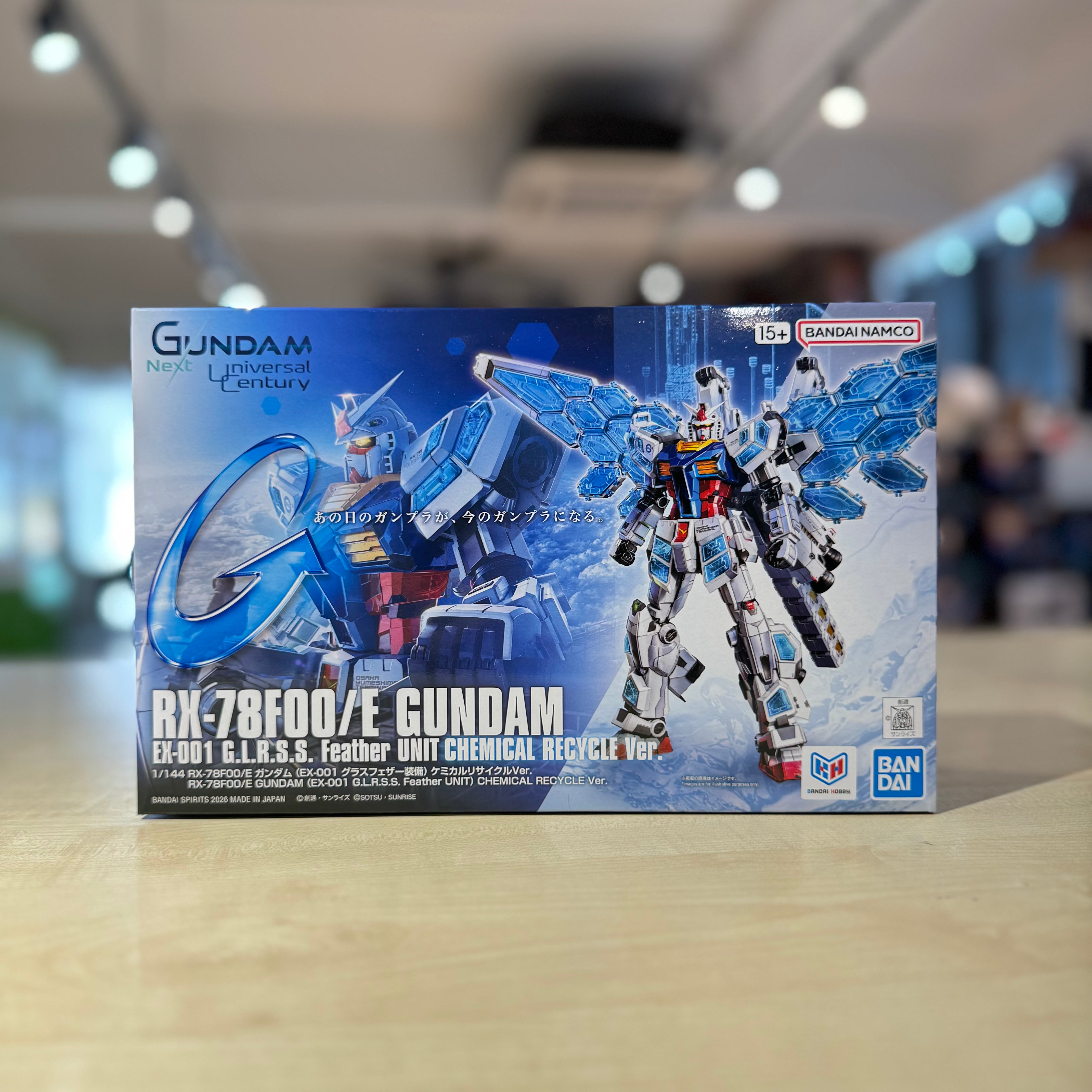 1/144 RX-78F00/E Gundam (EX-001 G.R.A.S.S.Feather Equipment) Chemical Recycle Ver
