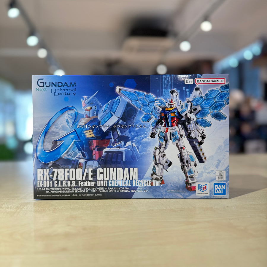 RX-78F00 E Gundam G.R.A.S.S. Feather Equipment Chemical Recycle Version