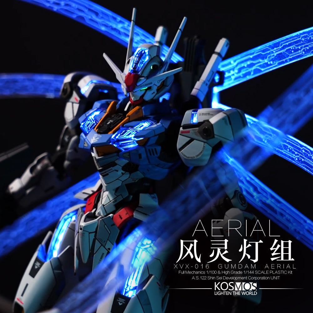 KOSMOS LED set Permet Score and Gund-Bit (For FM 1/100 Gundam Aerial) (Deluxe ver)