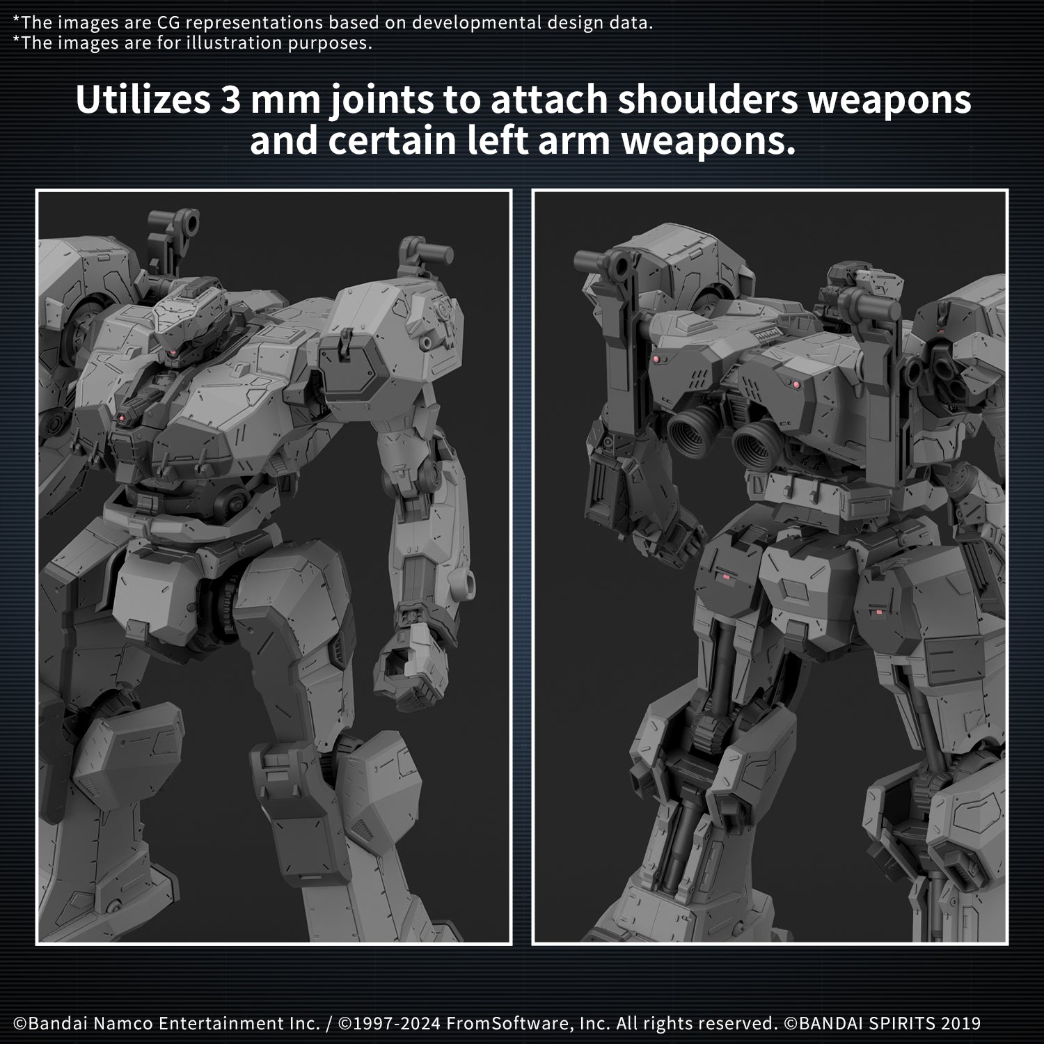 30mm Armored Core VI Fires of Rubicon Balam Industries BD-011 Melander