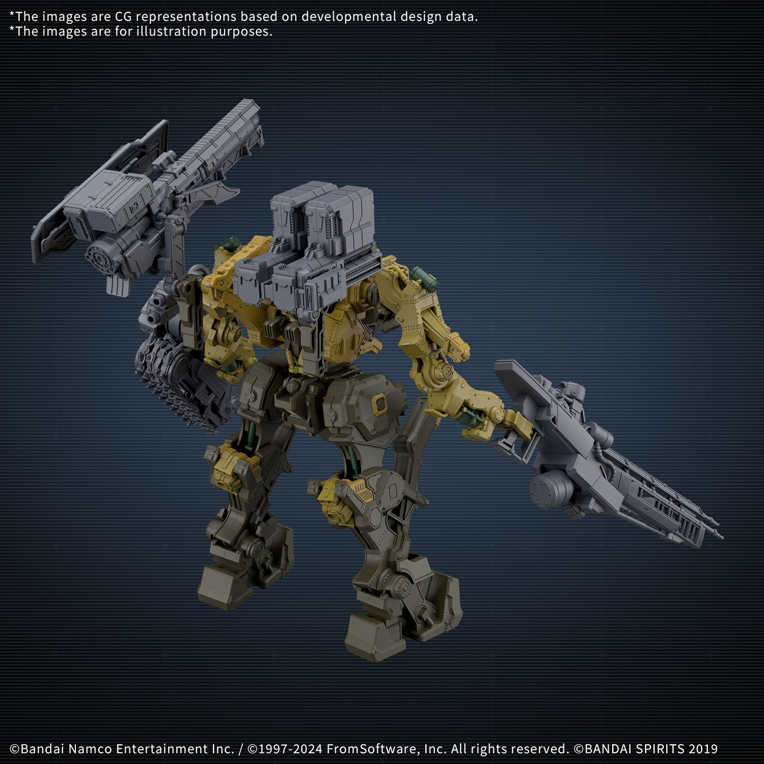 30mm Armored Core VI Fires of Rubicon RaD CC-3000 Wrecker Milk Tooth