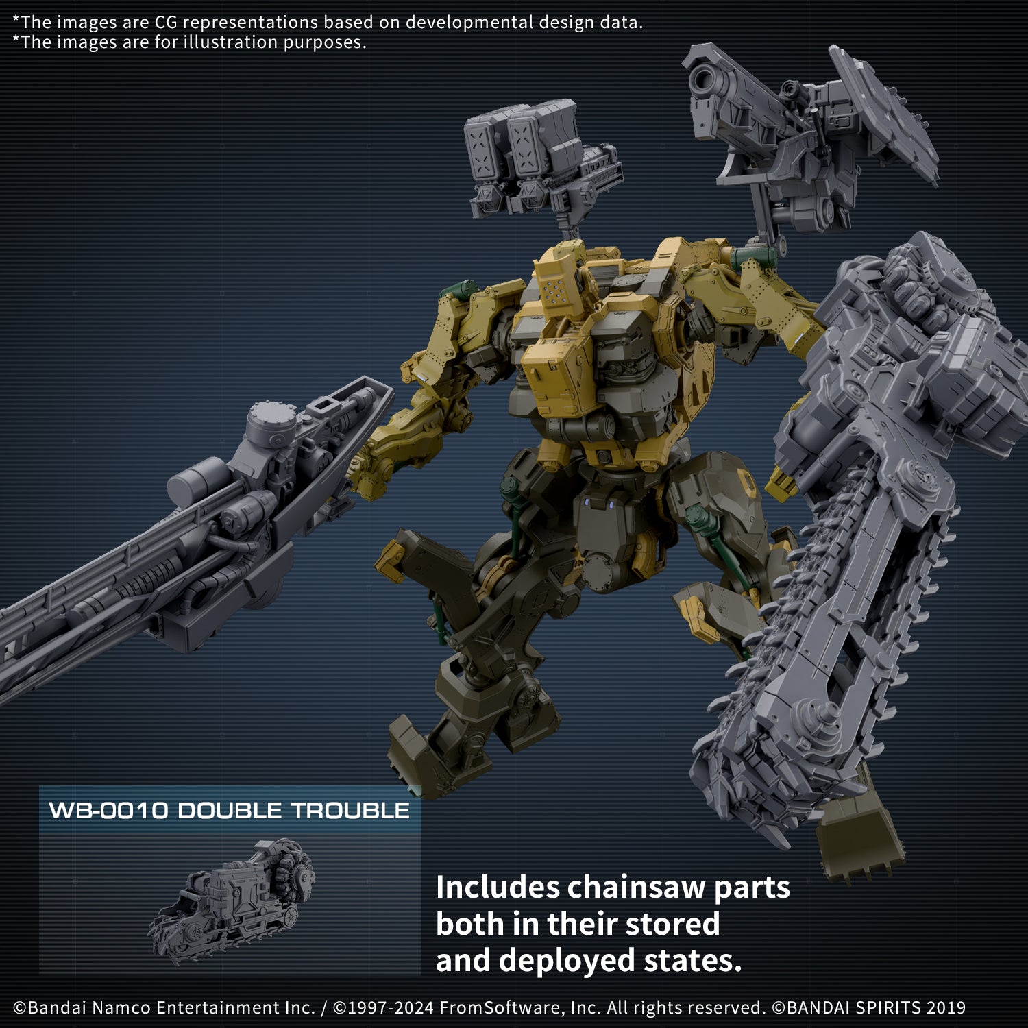 30mm Armored Core VI Fires of Rubicon RaD CC-3000 Wrecker Milk Tooth