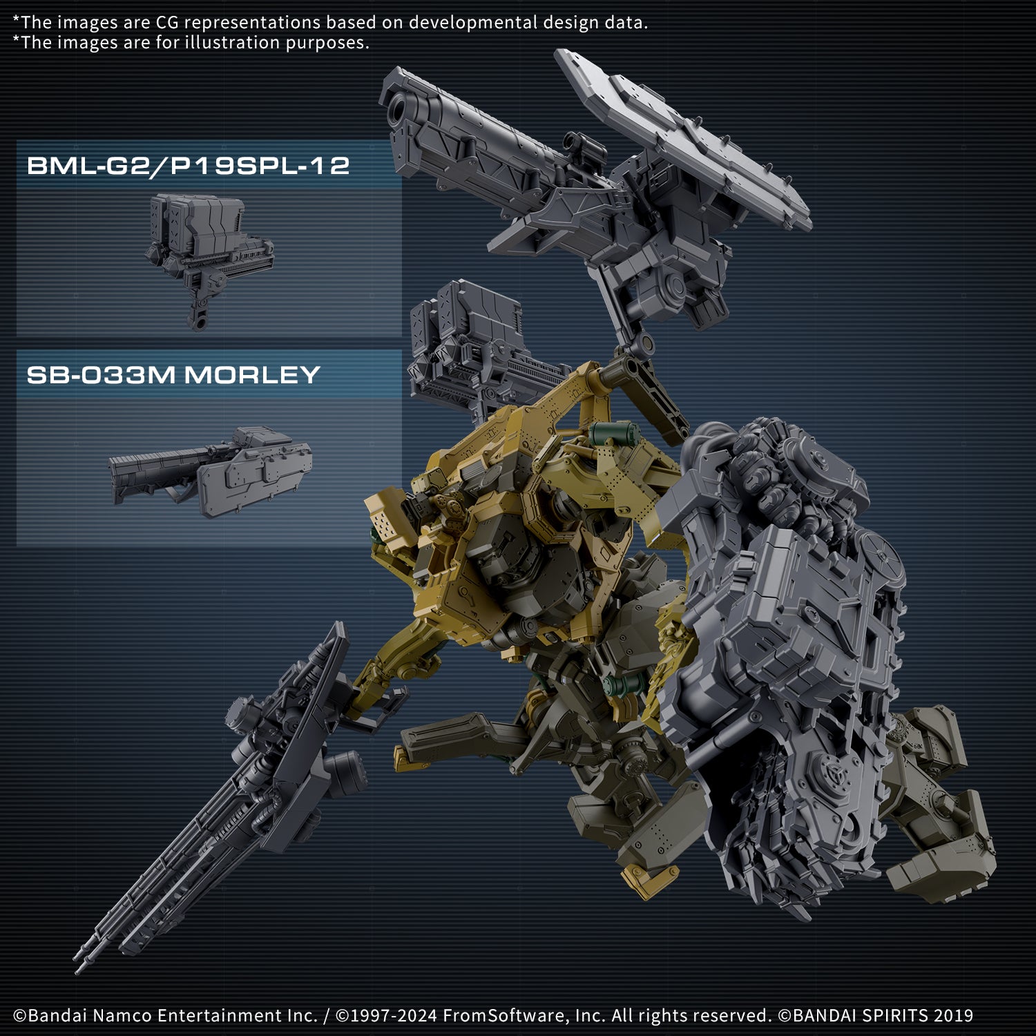 30mm Armored Core VI Fires of Rubicon RaD CC-3000 Wrecker Milk Tooth