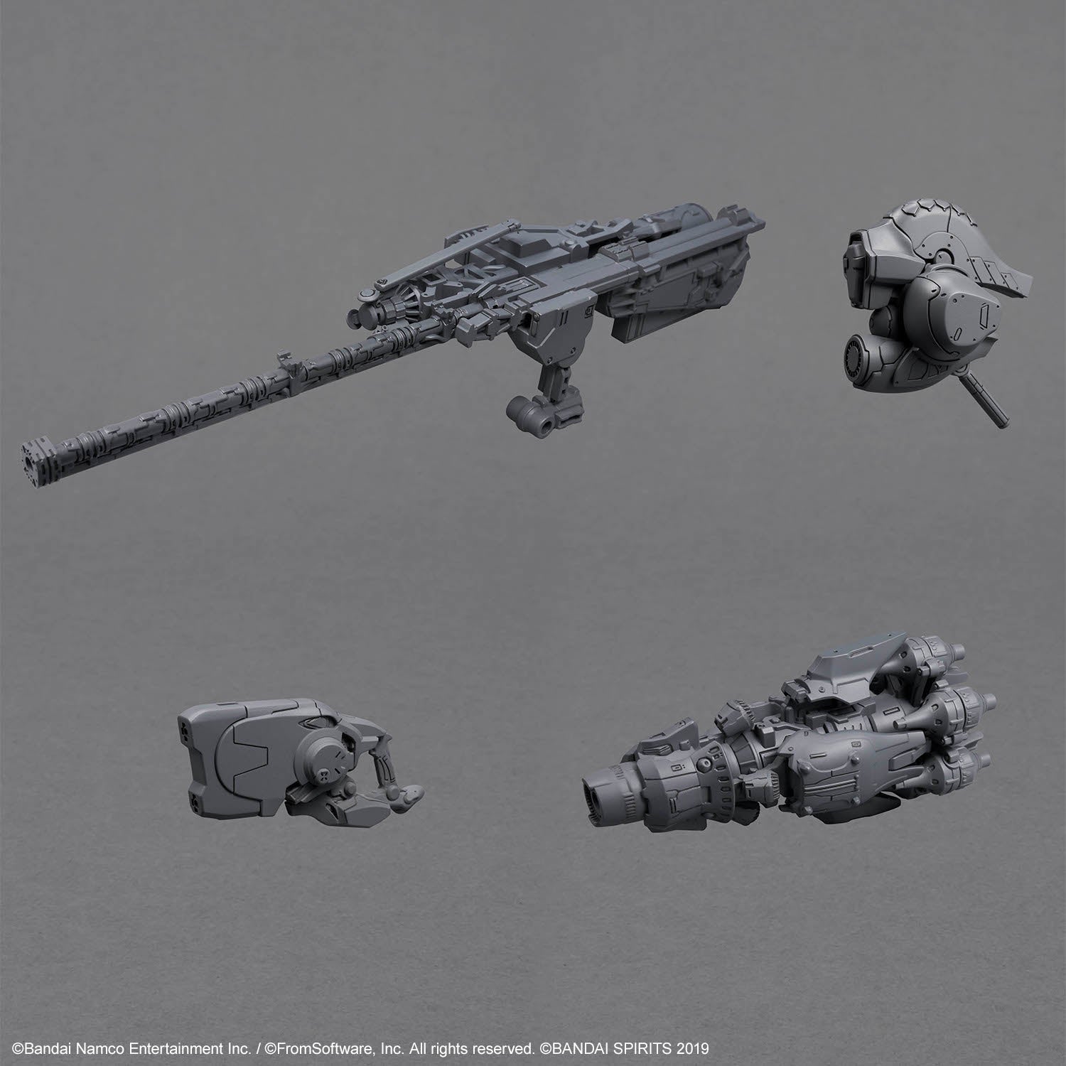 30mm Armored Core Ⅵ Fires of Rubicon Arquebus Add Ve-40A Open Faith