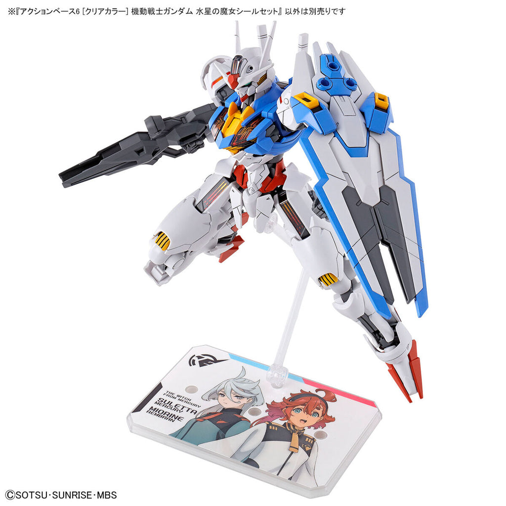 Action Base 6 [Clear Color] Mobile Suit Gundam The Witch From Mercury Stickers Set