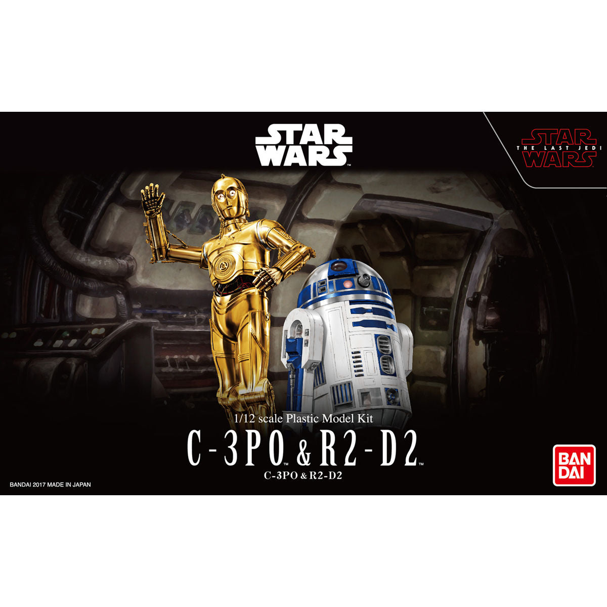 Bandai Star Wars Model Kit & 1/12 C-3PO & R2-D2