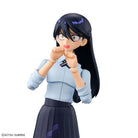 Figure-rise Standard Nyaan character figurine with black hair and blue outfit on a white background