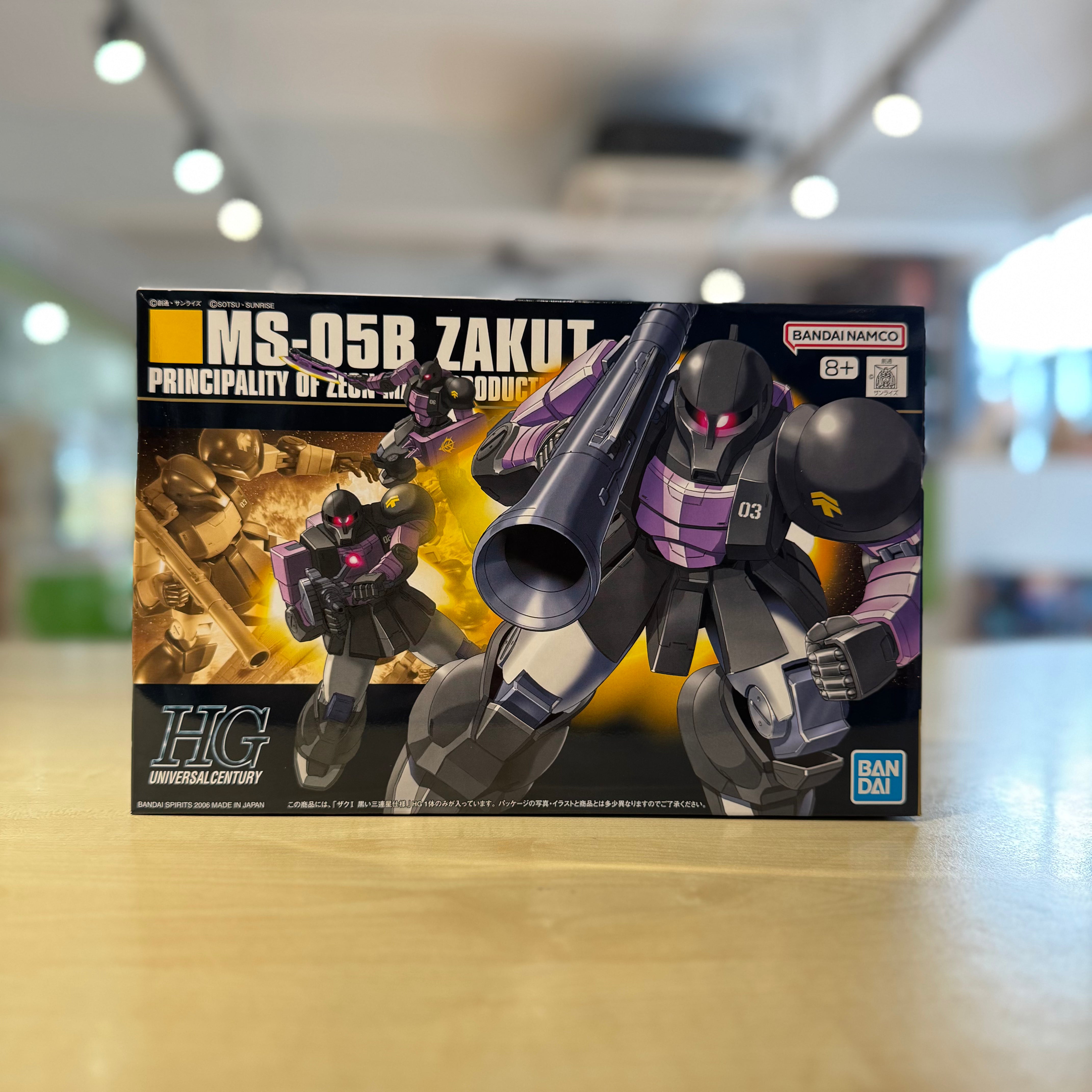 HGUC MS-05B Zaku I Black Tri-Stars Type