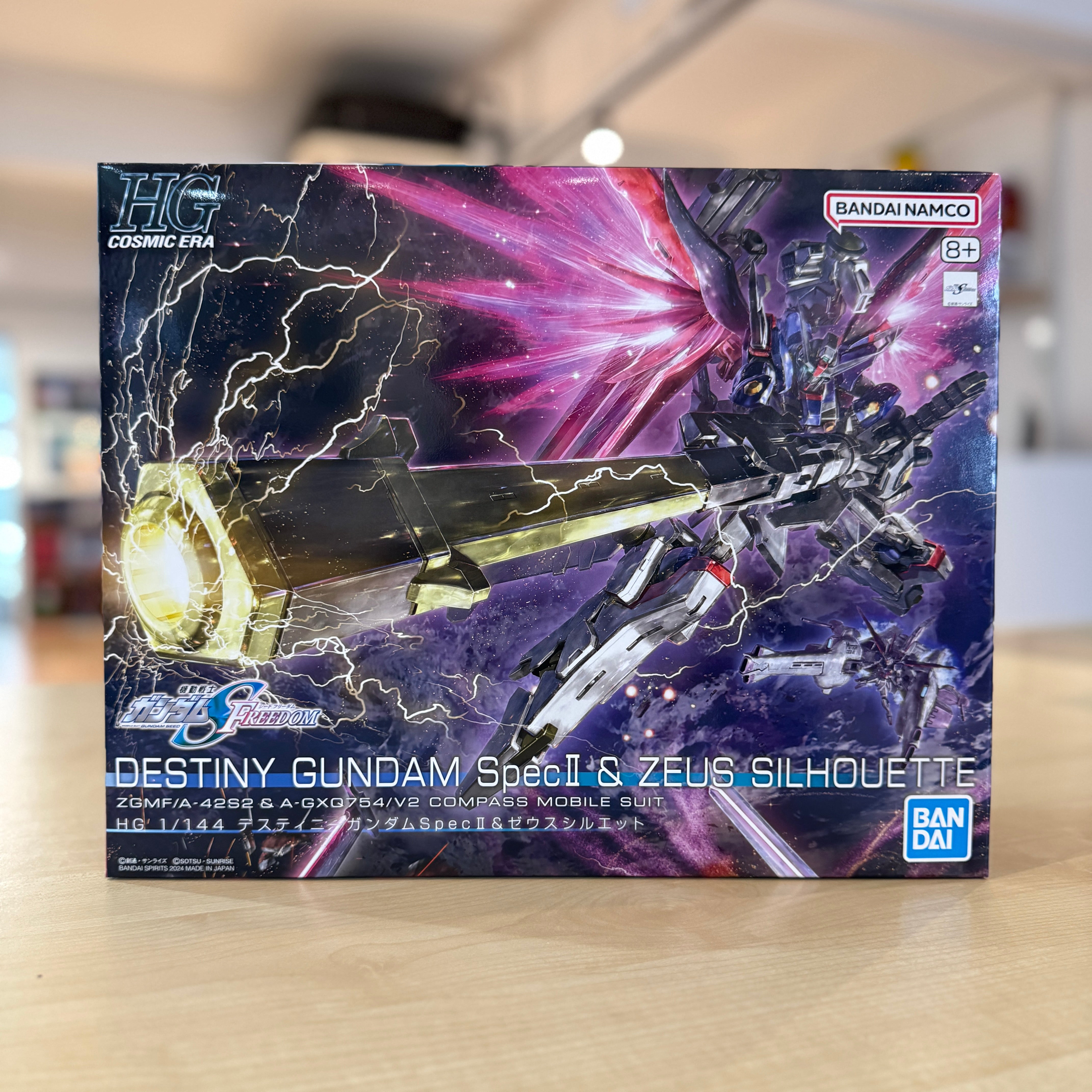HG 1/144 Destiny Gundam Spec II & Zeus Silhouette