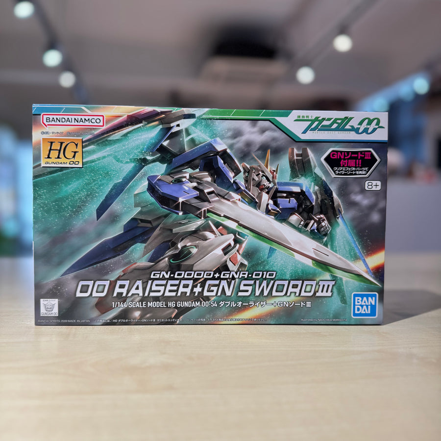 HG 00 Raiser with GN Sword III model kit