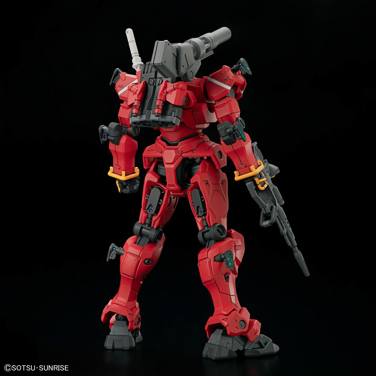 HG Light-type Guncannon model on a black background