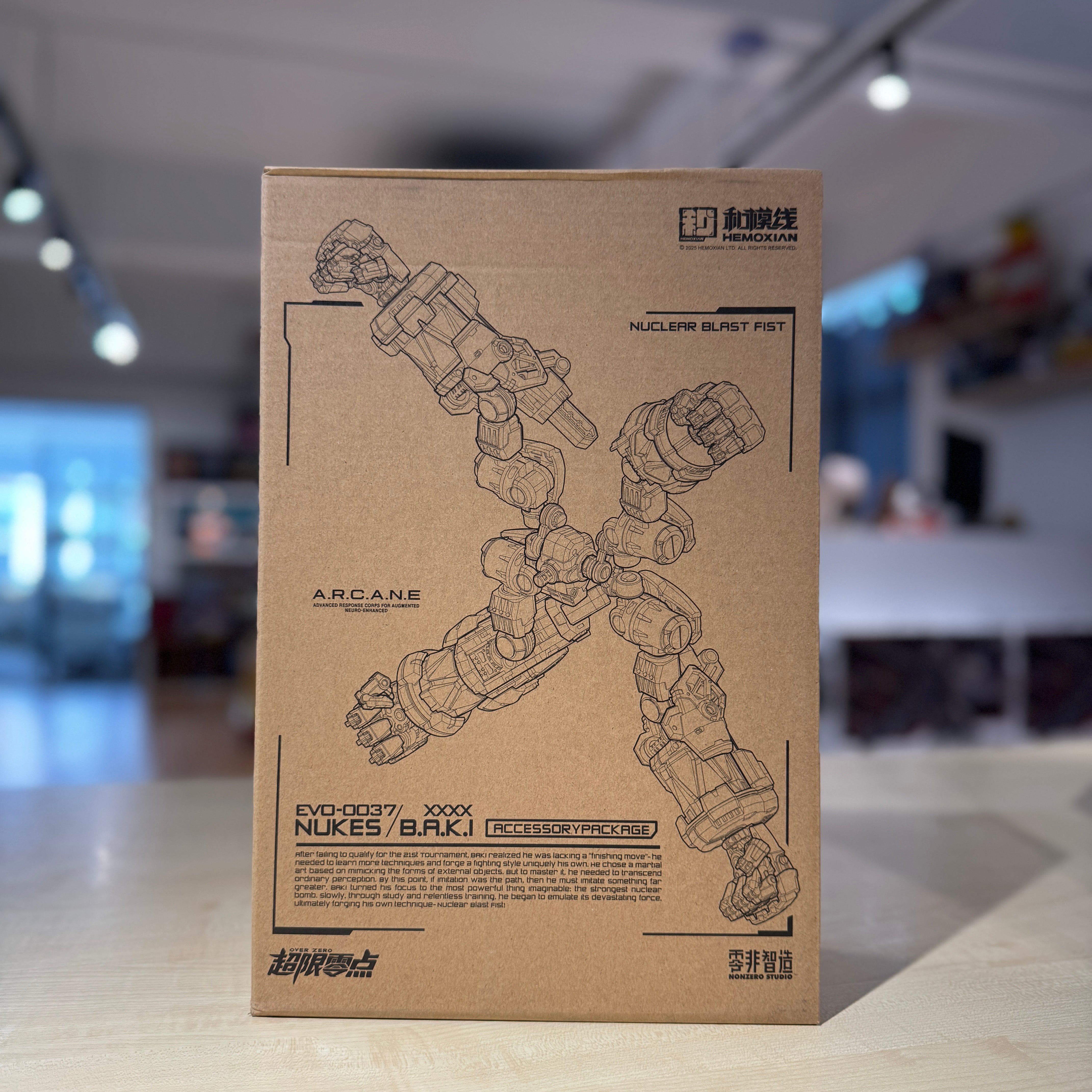 Hemoxian BAKI 1/10 Model Kit & Weapon Pack