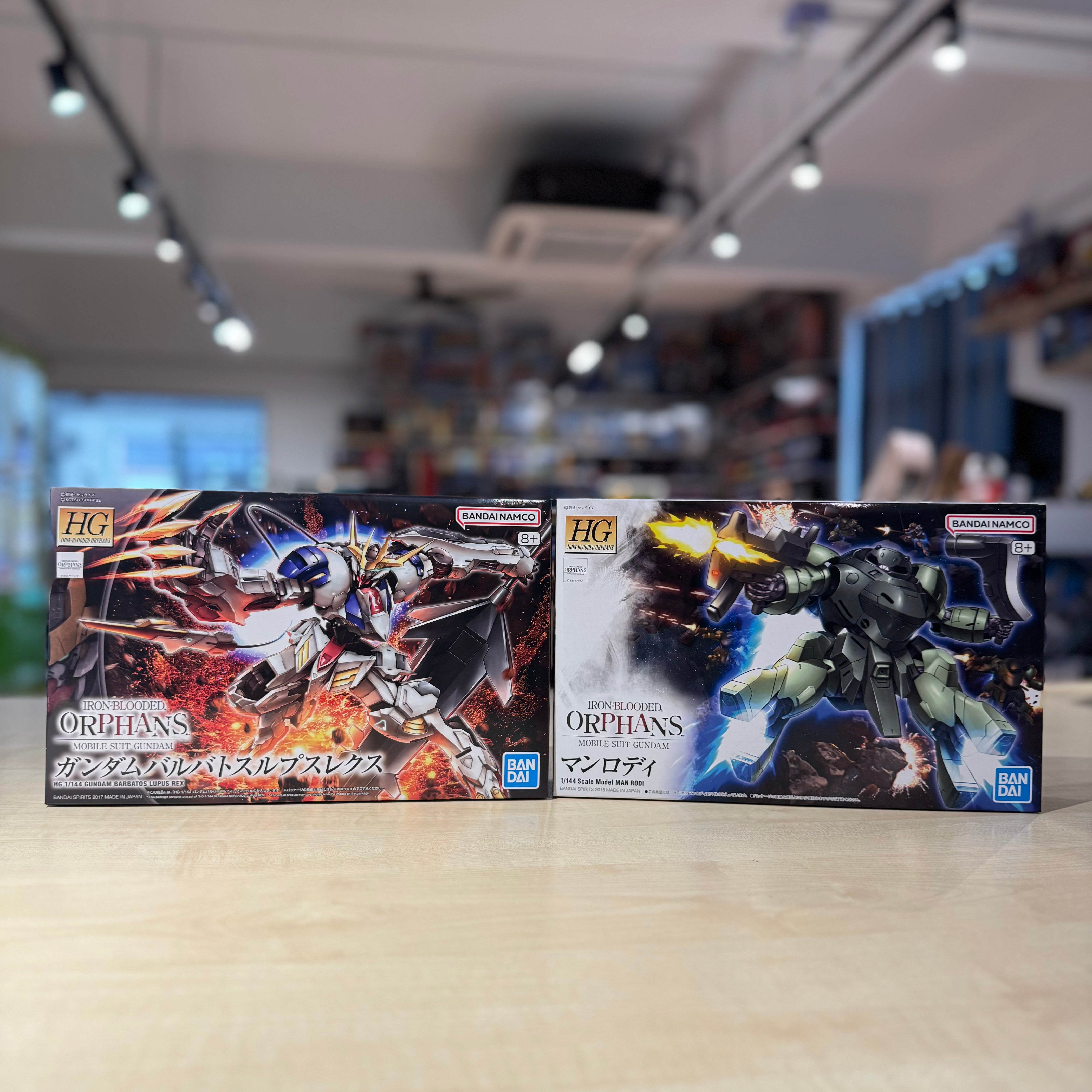 IBO Rough Battlefield Combo - HG Lupus Rex + HG Man Rodi
