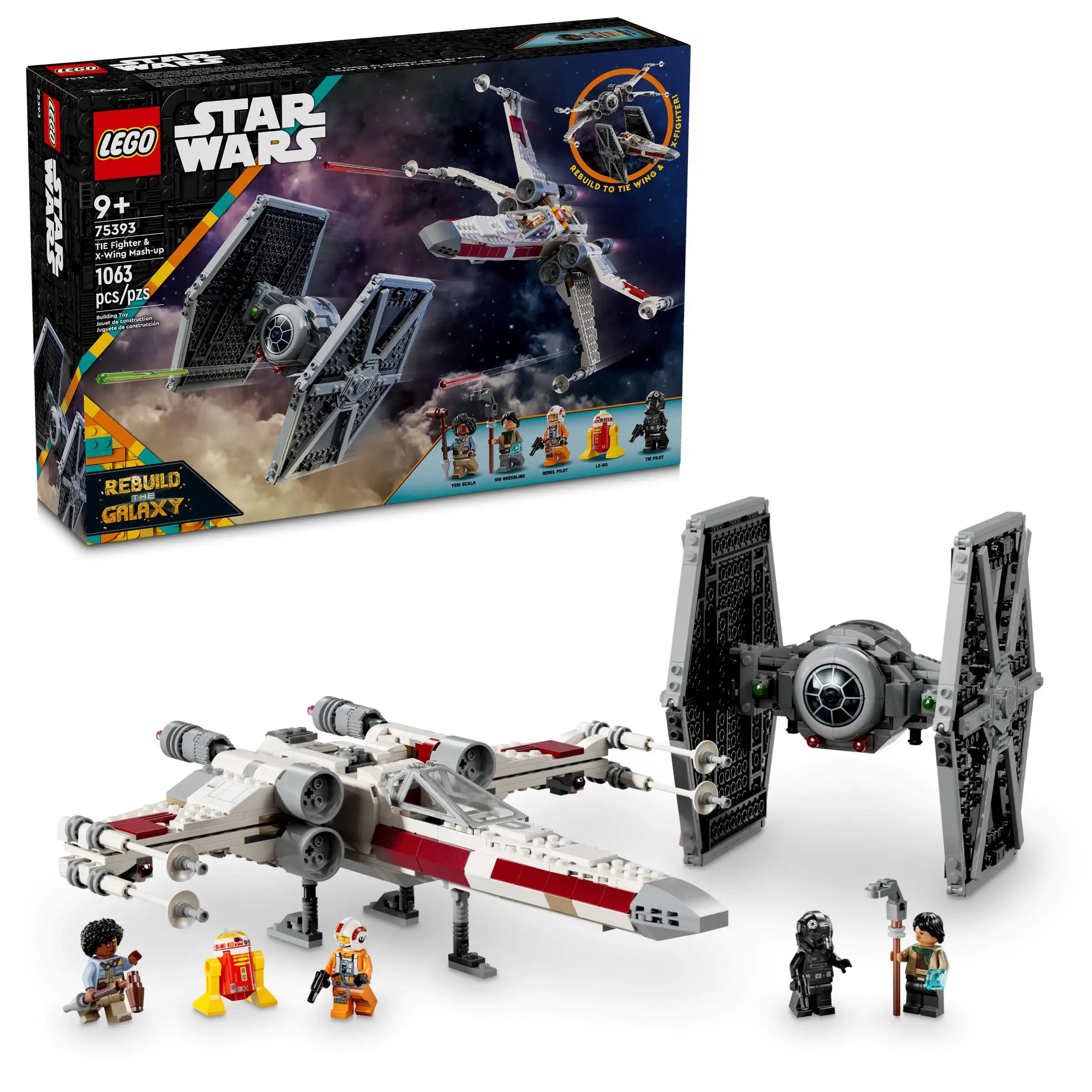 LEGO 75393 TIE Fighter & X-wing Mash-up