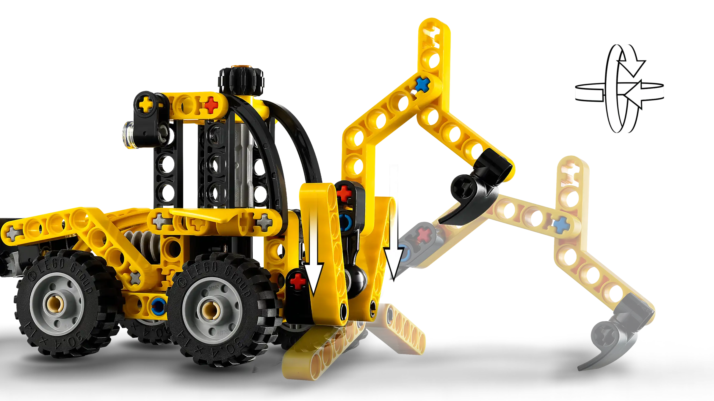 LEGO 42197 Backhoe Loader