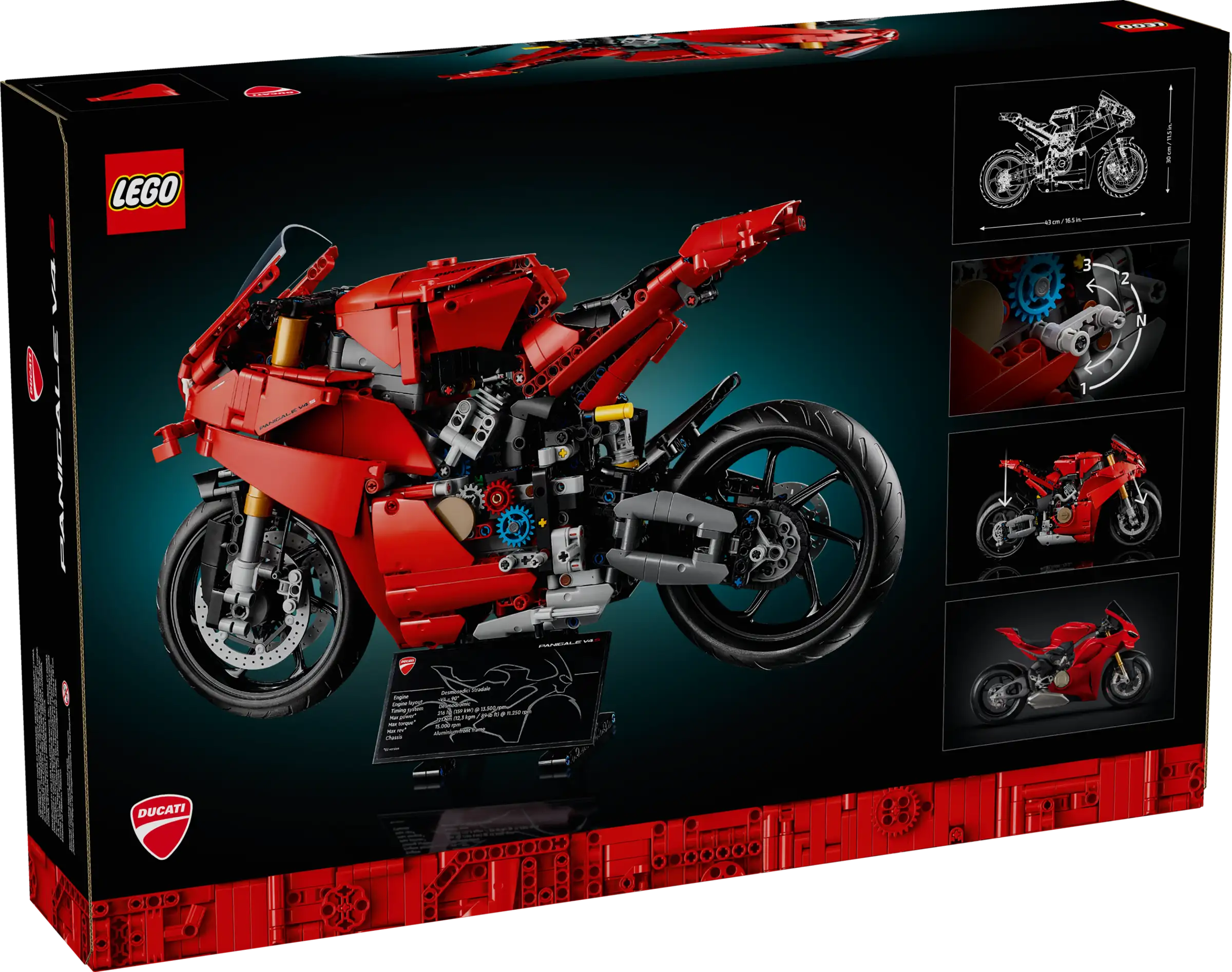 LEGO 42202 Ducati Panigale V4 S Motorcycle